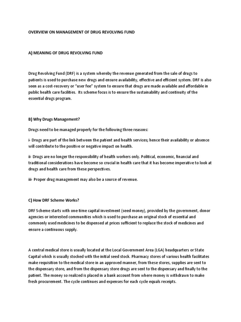 OVERVIEW ON DRF-WPS Office | PDF | Prices | Health Care