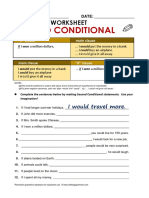 Second Conditional: Grammar Worksheet