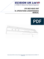 Installation, Operations & Maintenance Manual: CPX Bed Head Unit
