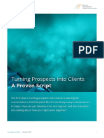 Turning Prospects Into Clients: A Proven Script