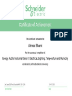 Certificate of Achievement: Ahmad Shami