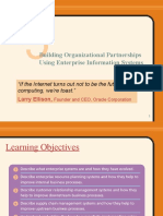 Building Organizational Partnerships Using Enterprise Information Systems