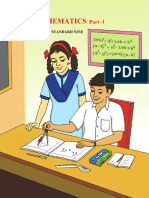 Maharashtra State Board 9th STD Maths Part 1 Textbook Eng