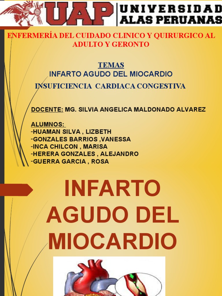 Ima - Icc | Descargar gratis PDF | Infarto de miocardio | Insuficiencia ...