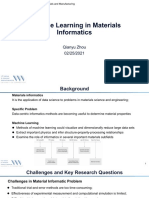 ML in Materials Informatics