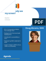 Can Everybody See My Screen?: Doug Abrams