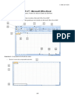 TP 7 MS Office Excel- Classeur et Feuille de calcul