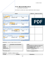 TP 8 MS Office Excel - Formules