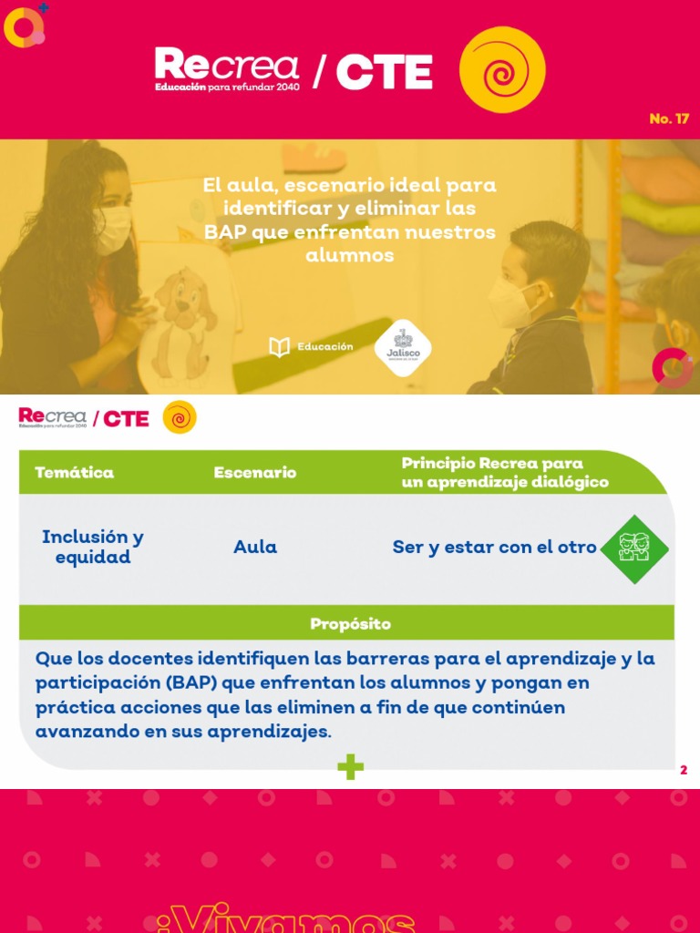 Eliminación de BAP en el Aula Jalisco | PDF | Aprendizaje | Inclusión ...
