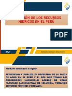 Situacion de Recursos Hidricos en Peru