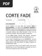 Tipos de Fade: Guía Completa | PDF