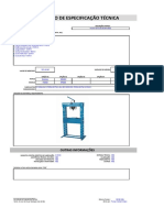 Ficha Especificacao Tecnica Prensa Hidraulica