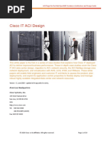 Cisco It Aci Design: Aci Plugin For Red Hat Openshift Container Architecture and Design Guide