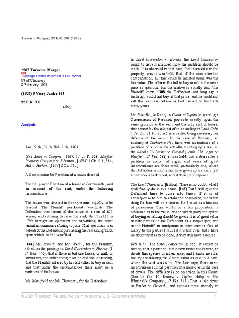 Turner V PDF Common Law Civil Law Law)