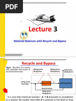 Lect.3.Material Balances With Recycle and Bypass