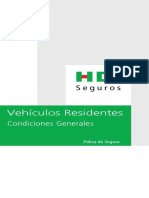 Vehículos Residentes - Póliza de Seguro