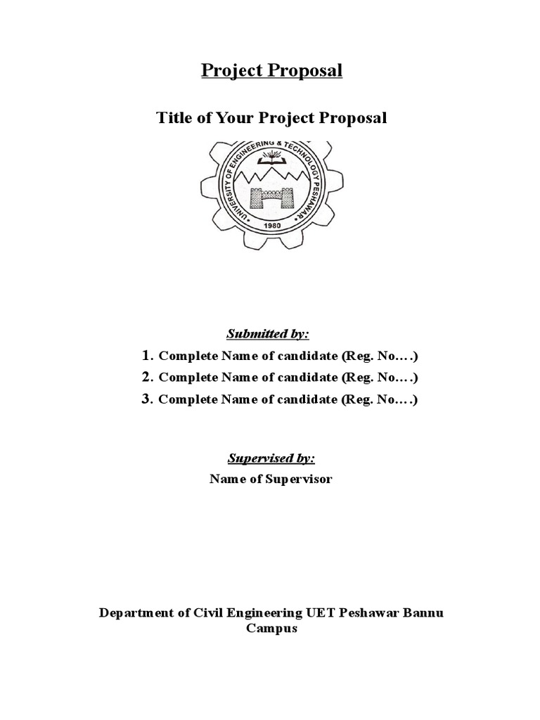 Civil Engineering Project Proposal Guide | PDF | Expert | Knowledge