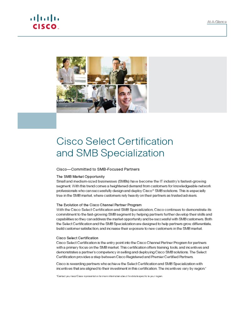 Select SMB at A Glance | PDF | Cisco Systems | Small And Medium Sized ...