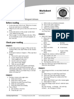 Cambridge English Readers Level1 Beginner Next Door To Love Worksheet