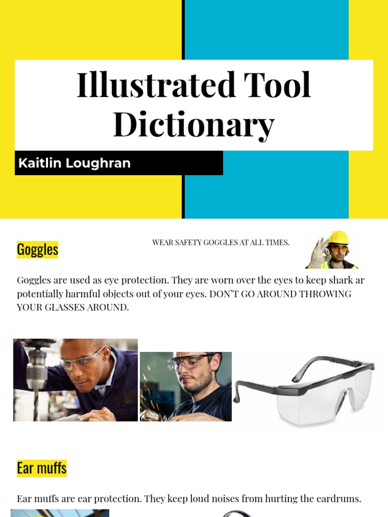 Illustrated Tool Dictionary PDF Tools Equipment