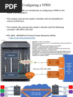 8 - Configuring A VPRN