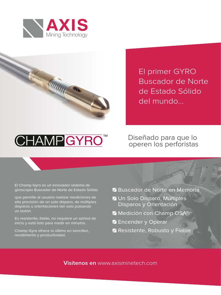 Axis Champ Gyro Specification - Espanol | PDF