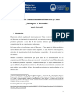 Las - Relaciones - Comerciales - Entre - El - Mercosur - y - China Bartesaghi