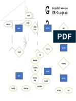 Hospital ER patient admission diagram