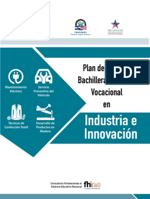 Plan de Estudios Industria e Innovación, PDF, Iniciativa empresarial