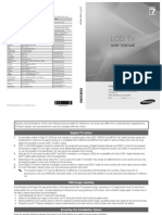 LCD TV: User Manual