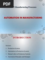 Automation in Manufacturing