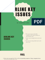 Airline Key Issues: by Tahreem Tariq