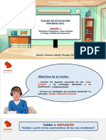 Taller de Evaluación Docente - Sesión 3