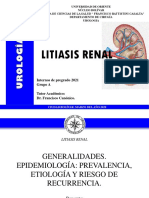 Epidemiología y factores de riesgo de litiasis renal