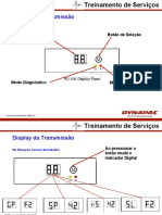 Display da transmissão