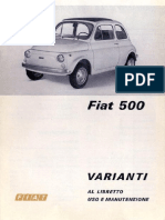 Fiat 500R Variati Al Libretto, 1972