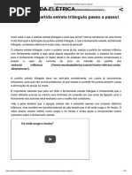 Aprendendo Partida Estrela Triângulo Passo A Passo!