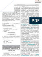 Decreto Supremo Que Crea El Mecanismo Intersectorial para La Protección de Defensores