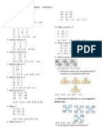 ANALOGIAS Y DISTRIBUCIONES NUMERICAS