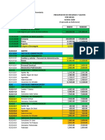 Plan de Cuentas Arquetipo Finanzas