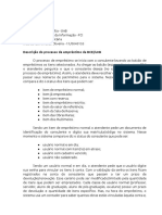 Descrição Do Processo de Empréstimo Da BCE/UnB