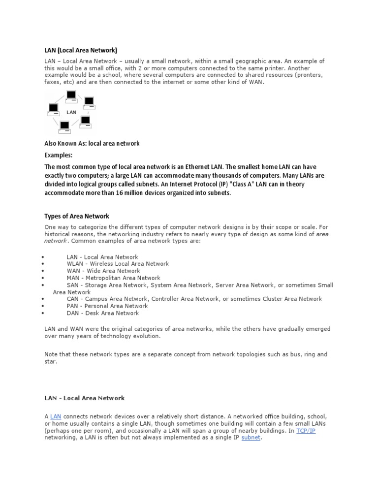 Understanding Local Area Networks (LAN) | PDF | Wireless Lan | Computer ...
