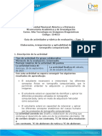 Guía de Actividades y Rúbrica de Evaluación - Unidad 2 - Fase 3 - Elaboracion, Interpretación y Aplicabilidad de Protocolos en Tomografía Computarizada
