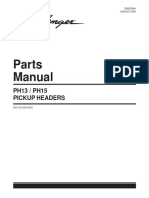 Challenger PH13 - PH15 Pickup Headers Parts Manual