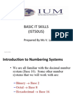 Basic It Skills (IST50US) : Prepared by Ms V. Lazarus - 2020