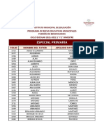 Especial Primaria 2021 2022