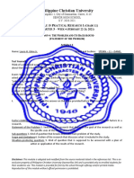 Philippine Christian University: M P R 1) Q 3