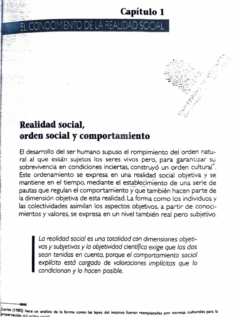 Dimensiones de la Realidad Social | PDF | Conocimiento | Realidad