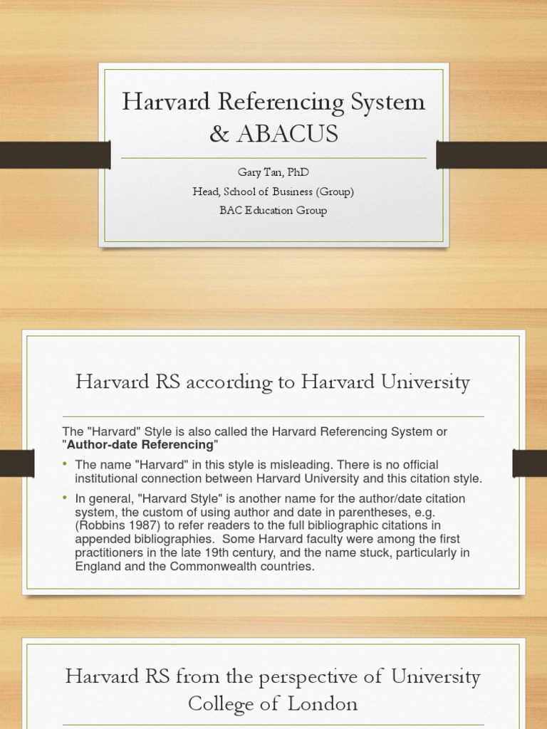 Understanding Harvard Referencing System | PDF | Citation | Communication