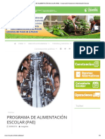 Programa Nacional de Alimentación - Venezuela